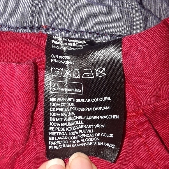 L.o.g.g. Red Trousers Size 3-4 Years - Picture 3 of 5